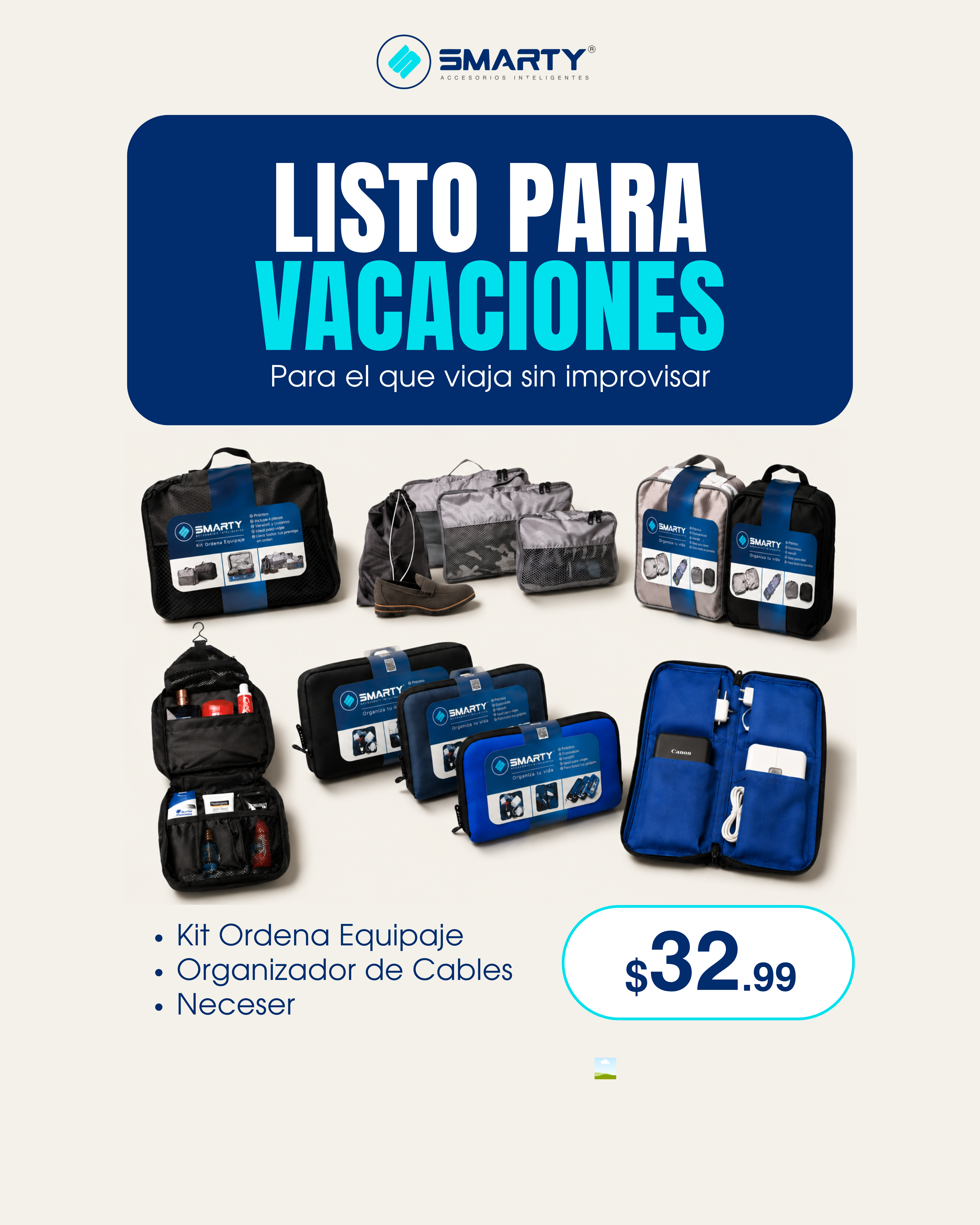 Paquete Listo para Vacaciones