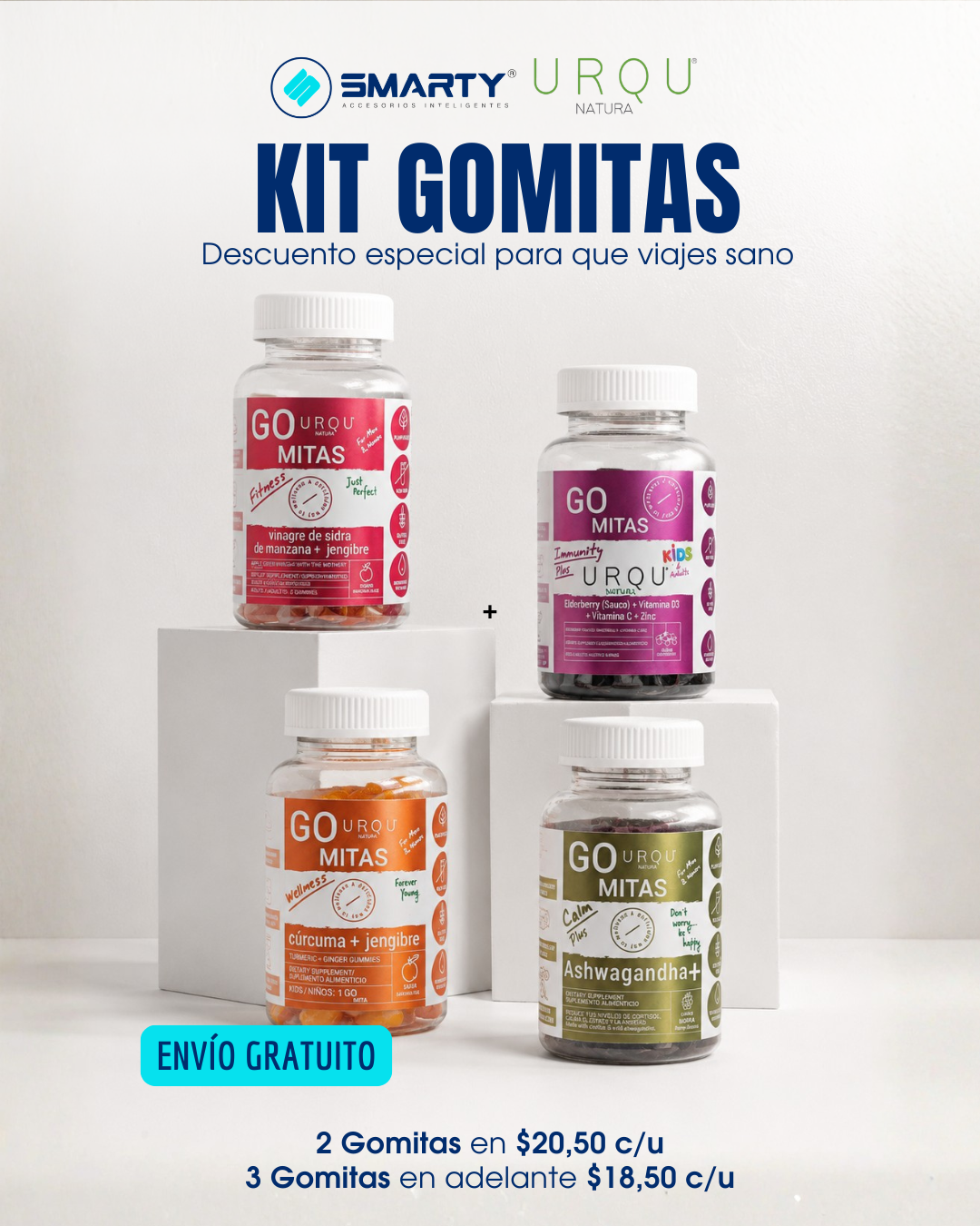 Kit Gomitas Urqu Natura